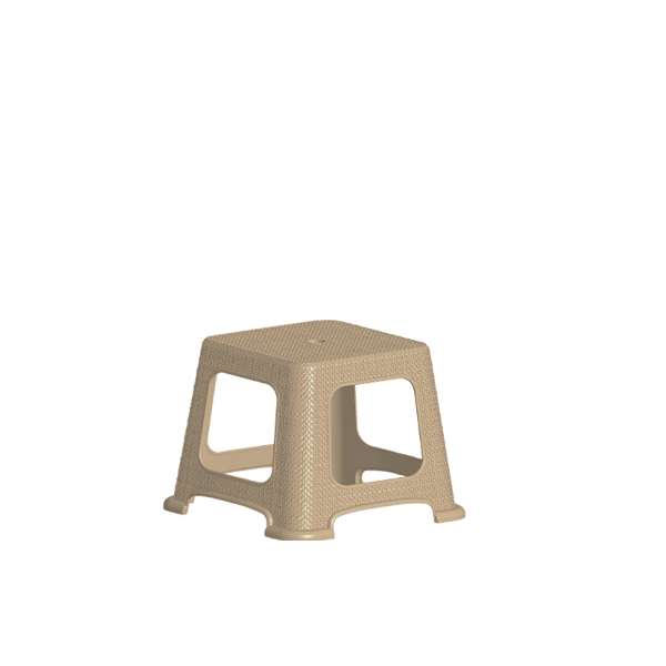 چهار پایه حصیری کوتاه پولاد 650