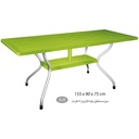 میز مستطیل پایه فلزی 8 نفره NS-920