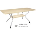 میز مستطیل پایه فلزی 8 نفره NS-920