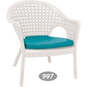 صندلی دسته دار حصیری پایه کوتاه 997