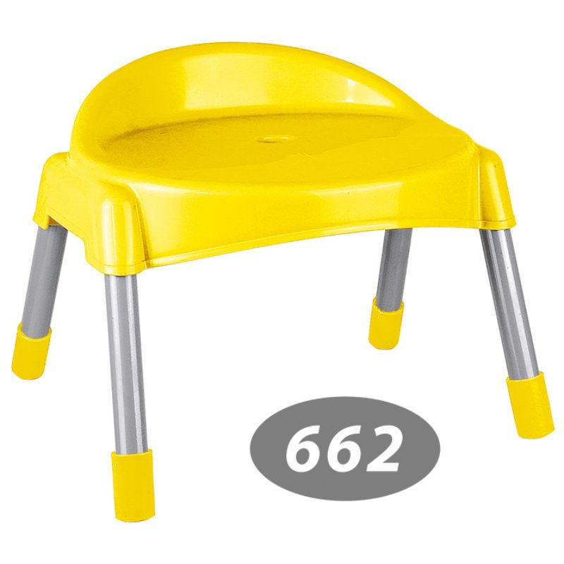 چهار پایه پشتی دار پایه فلزی کوتاه ناصر 662