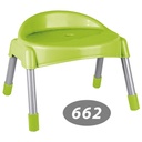 چهار پایه پشتی دار پایه فلزی کوتاه ناصر 662