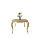 میز غذاخوری مربع نگار صفحه mdf و شیشه