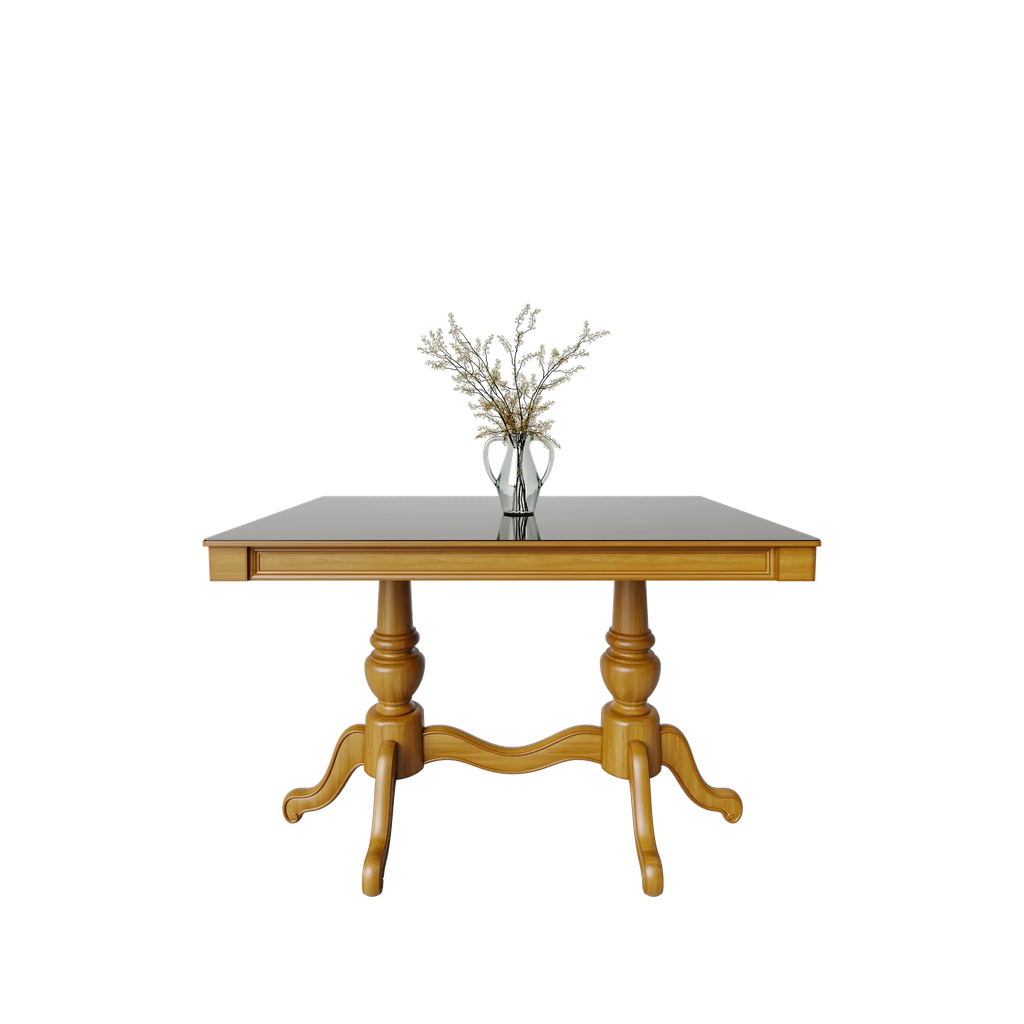 میز غذاخوری سپند 6نفره صفحه شیشه