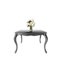 میز غذاخوری مستطیل نگار 4 نفره صفحه شیشه چاپی 8 میل