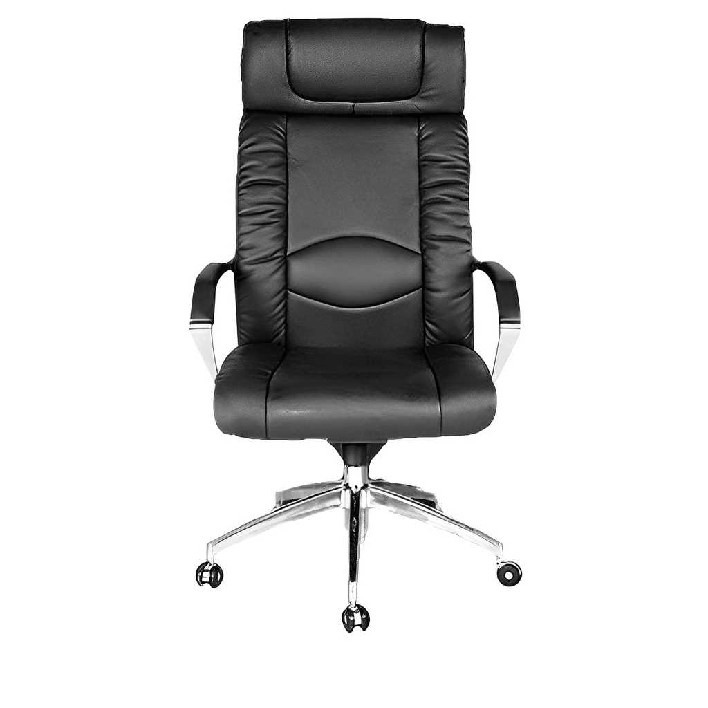 صندلی کارشناسی B 9103 (آبکاری کروم, چرم مشکی)