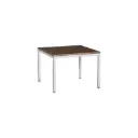 میز جلو مبلی فلورانس مربع 60 فلزی چوب 5019MW