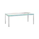 میز جلو مبلی فلورانس مستطیل 57.5*115 فلزی شیشه 5020MG