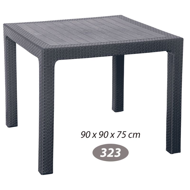میز مربع حصیر باف 323
