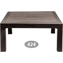 میز جلو مبلی  حصیری مربع 424