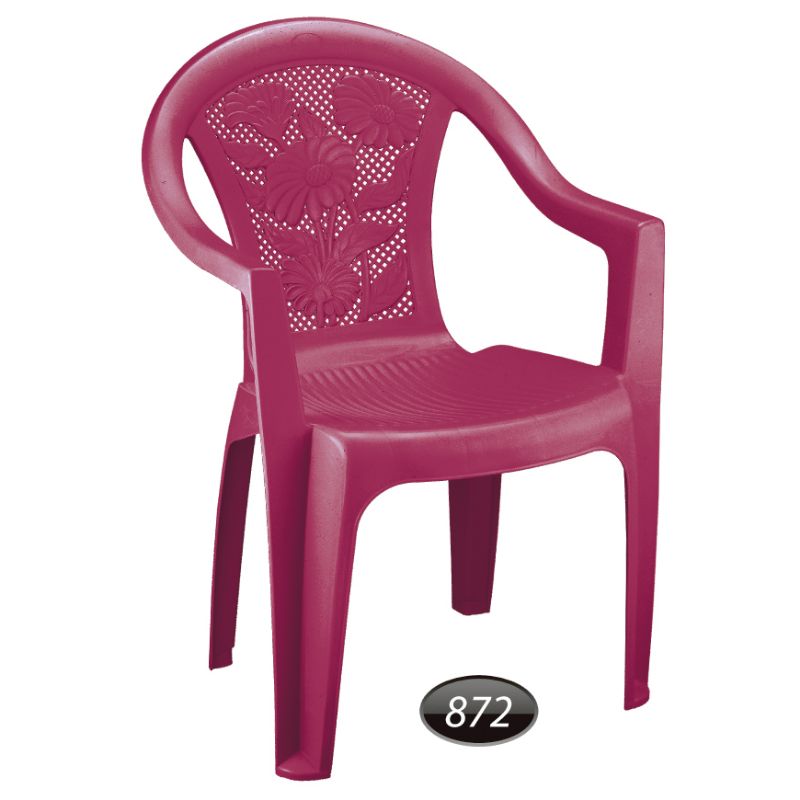 صندلی دسته دار بزرگ گلدار 872