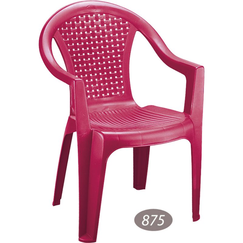 صندلی دسته دار بزرگ حصیری 875