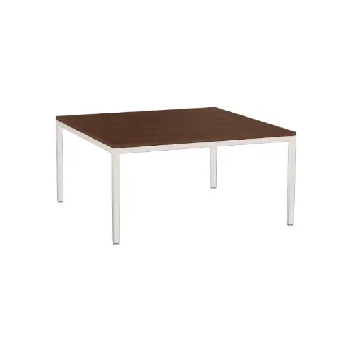 میز جلو مبلی فلورانس مربع 90 فلزی چوب 5021MW