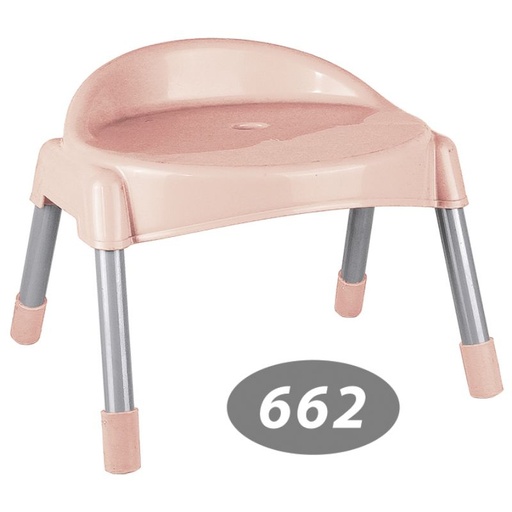 چهار پایه پشتی دار پایه فلزی کوتاه 662