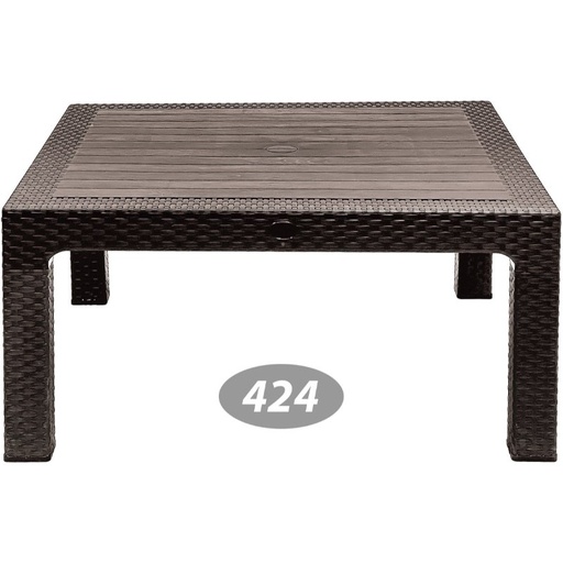 میز جلو مبلی  حصیری مربع 424